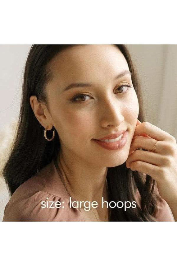 Carolina Thick Hoops - Large - SwagglyLife Home & Fashion